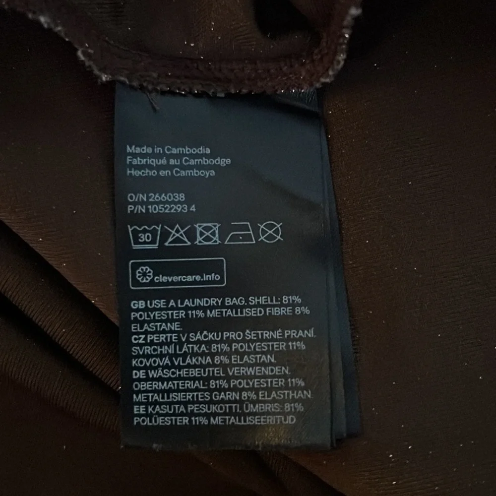 H&M Brown Sparkly Halter Dress 🤎 - Picture 5 of 7